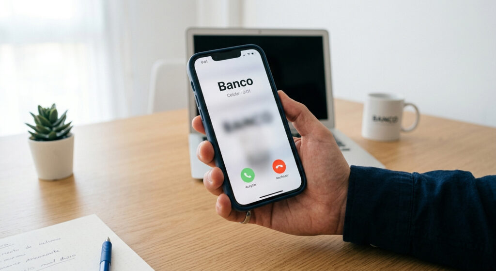 Los ciberdelincuentes pueden suplantar el número de teléfono de una entidad bancaria para ganarse la confianza de la víctima.