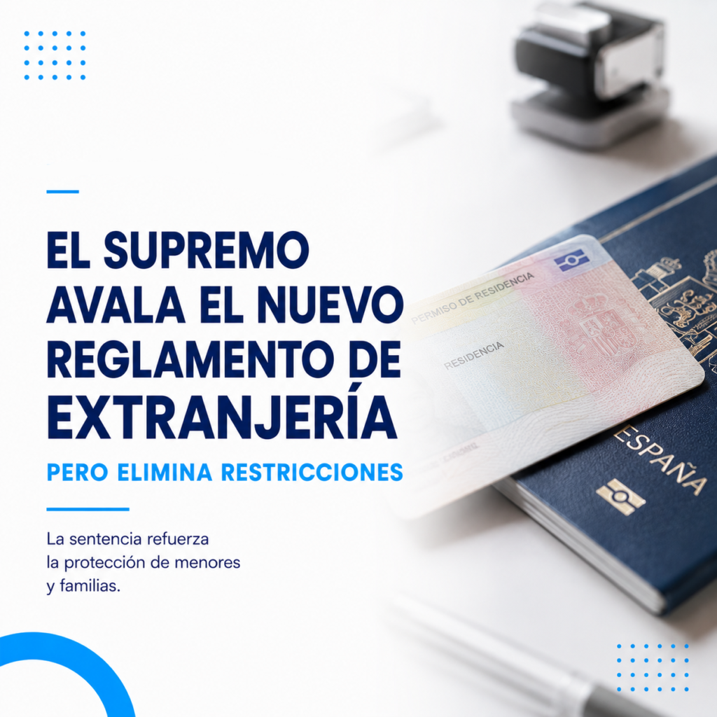 El Tribunal Supremo avala el nuevo Reglamento de Extranjería, pero elimina algunas restricciones