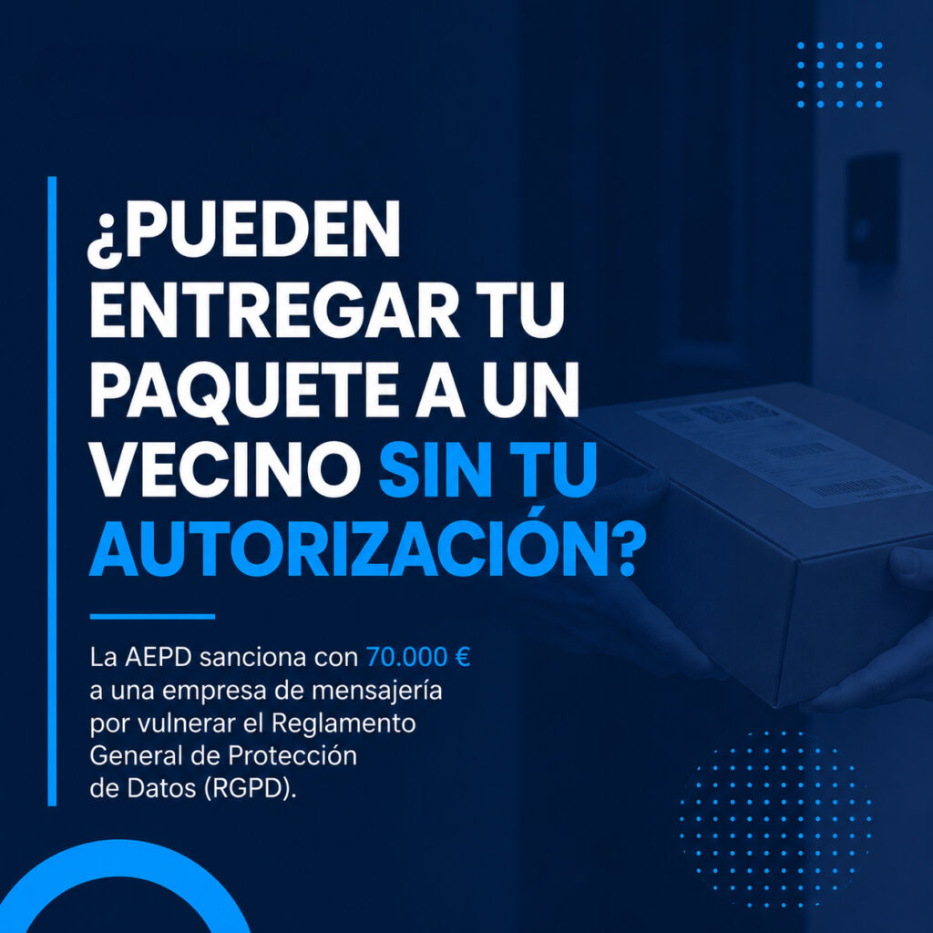 ¿Pueden entregar tu paquete a un vecino sin tu autorización? La AEPD sanciona a una empresa de mensajería