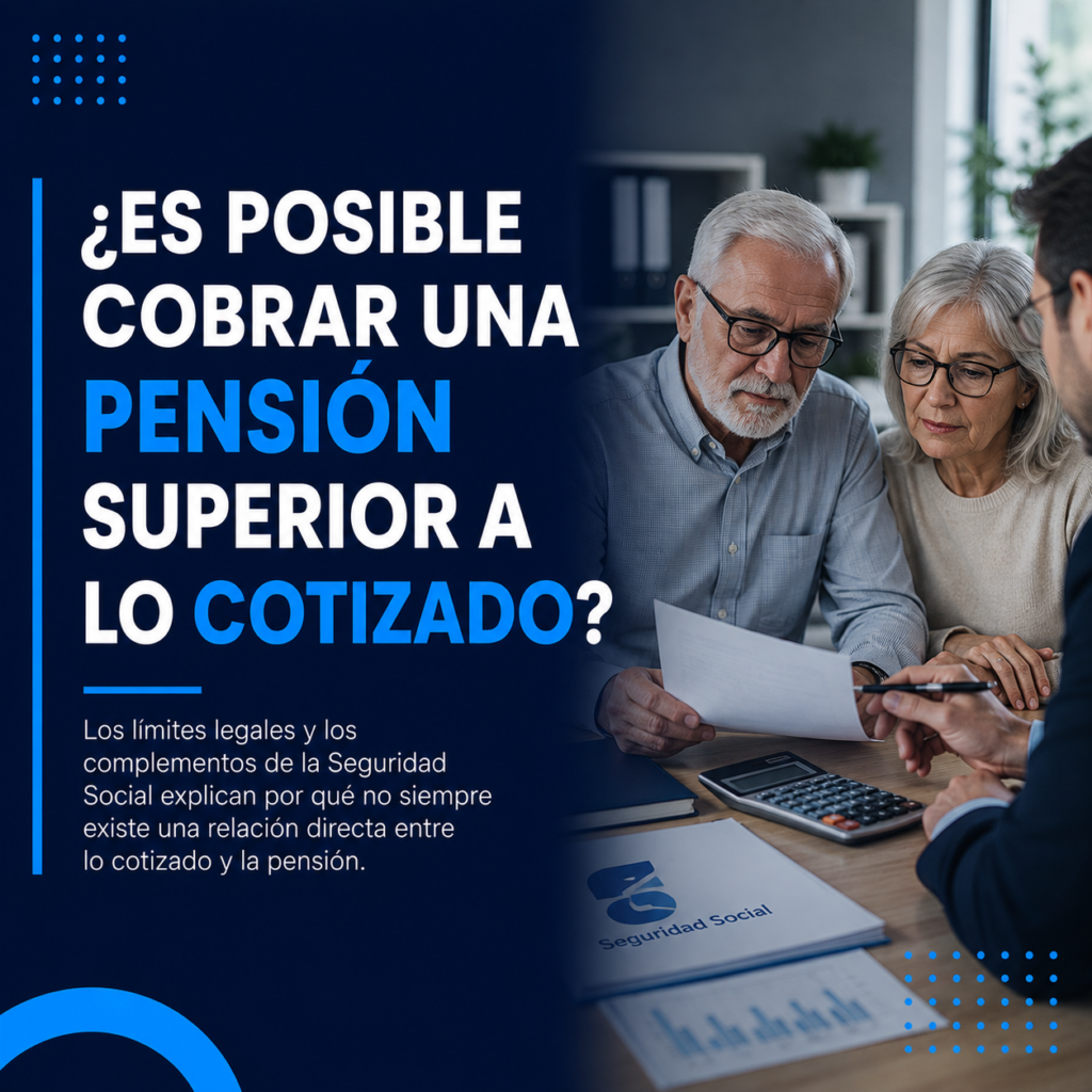 ¿Es posible cobrar una pensión superior a lo cotizado? Así funciona realmente el sistema de jubilación