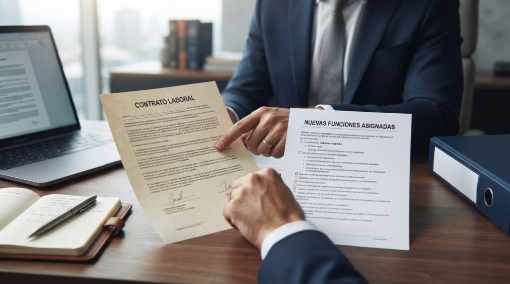 Guardar las instrucciones y comunicaciones de la empresa puede ser fundamental para acreditar las funciones que realmente se están realizando.